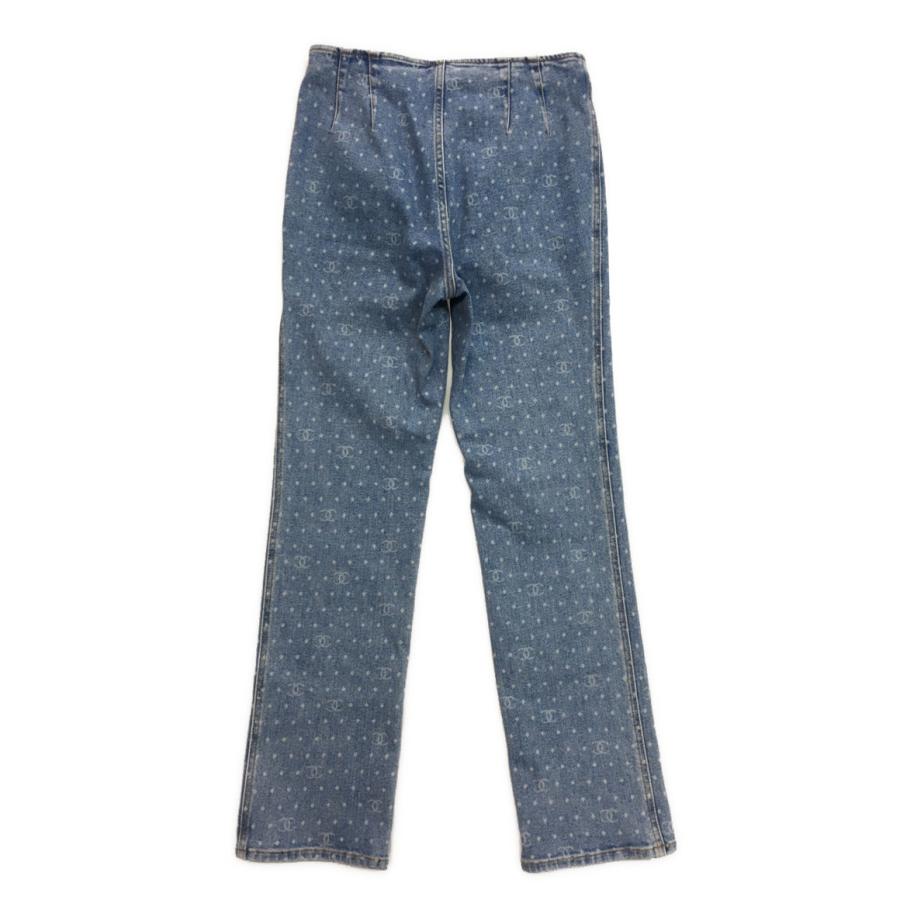 シャネル デニムパンツ ココマーク ドット柄 P74503 レディース