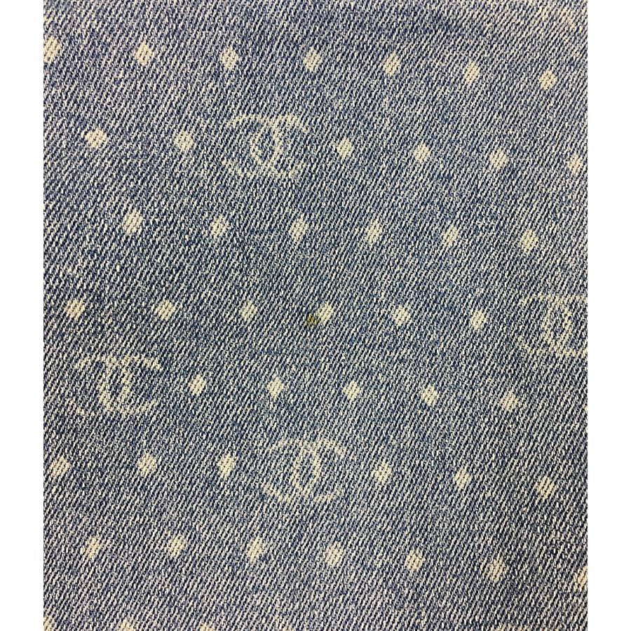 シャネル デニムパンツ ココマーク ドット柄 P74503 レディース