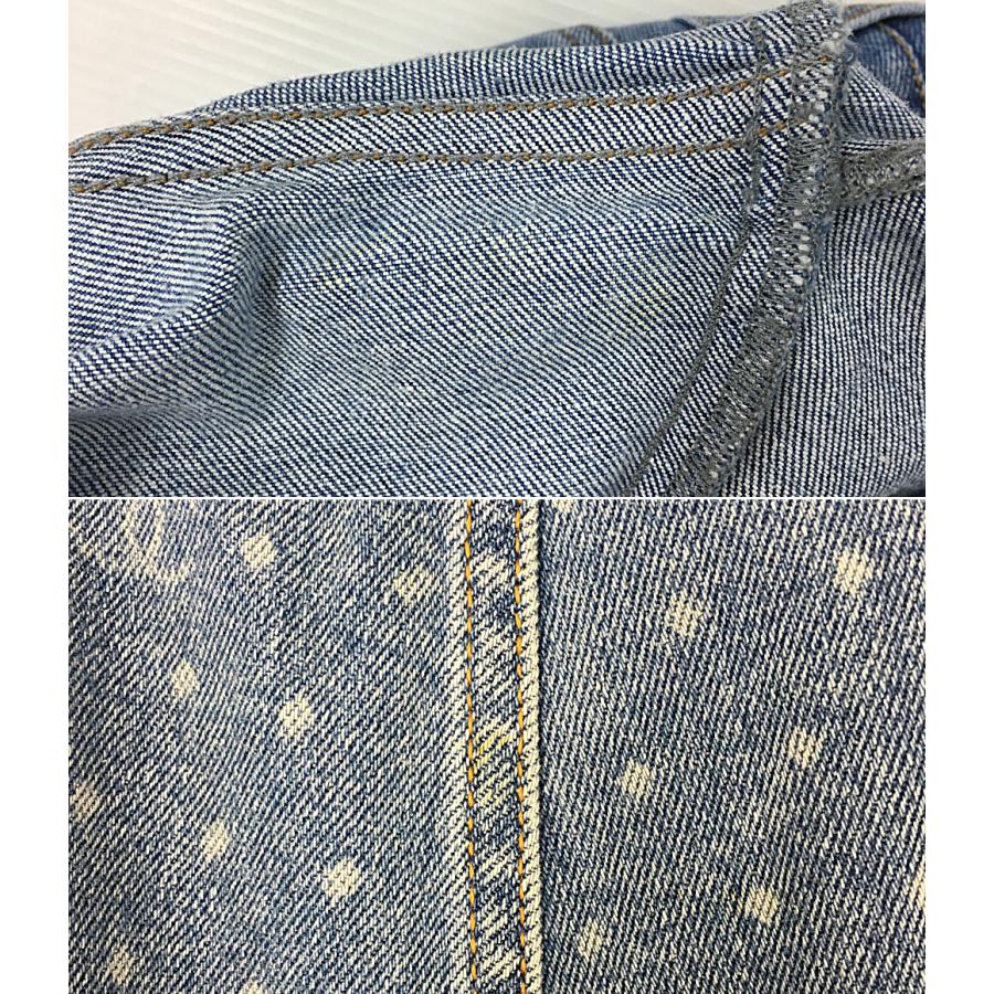 限定価格‼️【美品】シャネルデニムパンツ ジーンズ CHANEL ドット柄 シャネル デニムパンツ ココマーク ドット柄 P74503 レディース