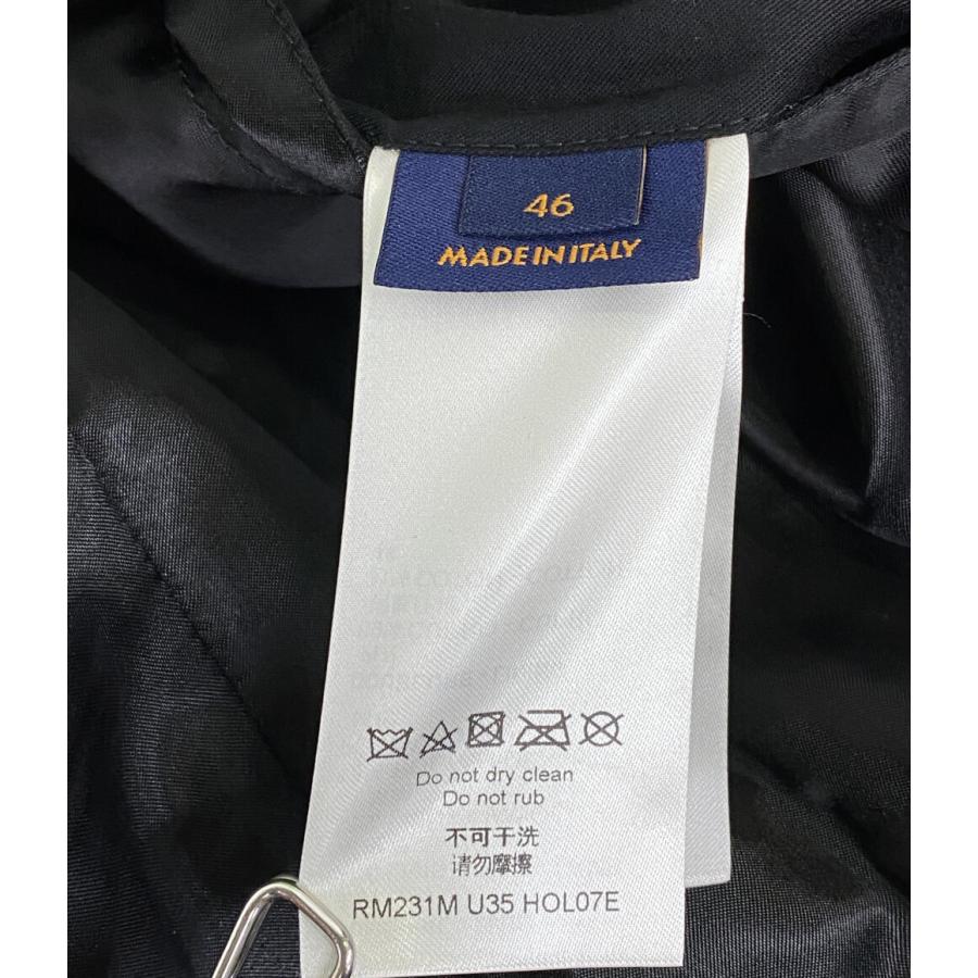 LOUIS VUITTON ジップアップブルゾン RM071M ブラック 46 Embossed Monogram Zip-Up Jacket - Women - Ready-to-Wear