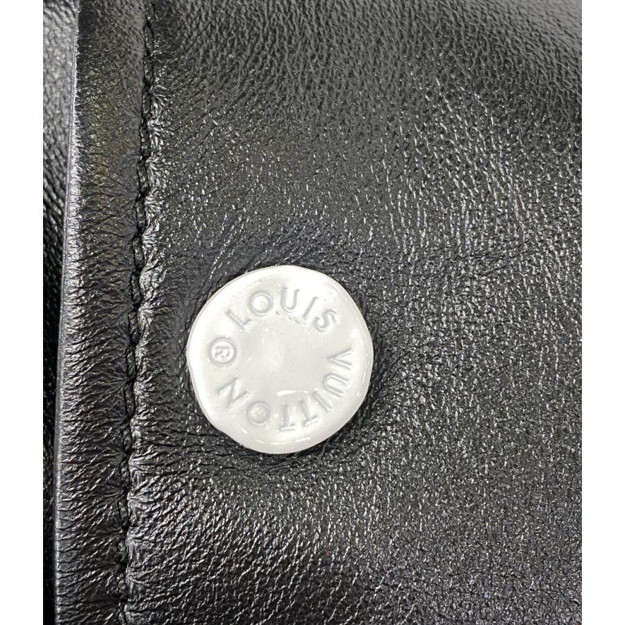 LOUIS VUITTON ジップアップブルゾン RM071M ブラック 46 Embossed Monogram Zip-Up Jacket - Women - Ready-to-Wear