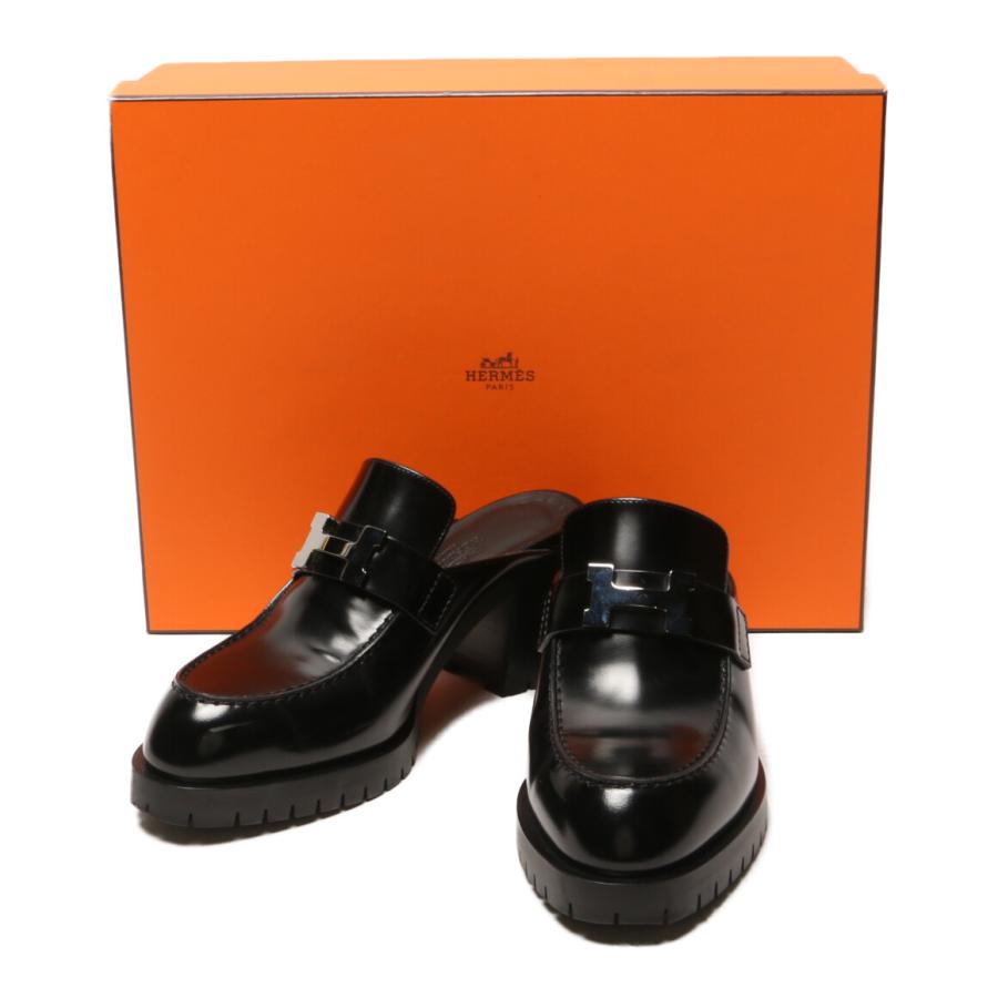 エルメス ミュール フロール60 カーフ レディース SIZE 36