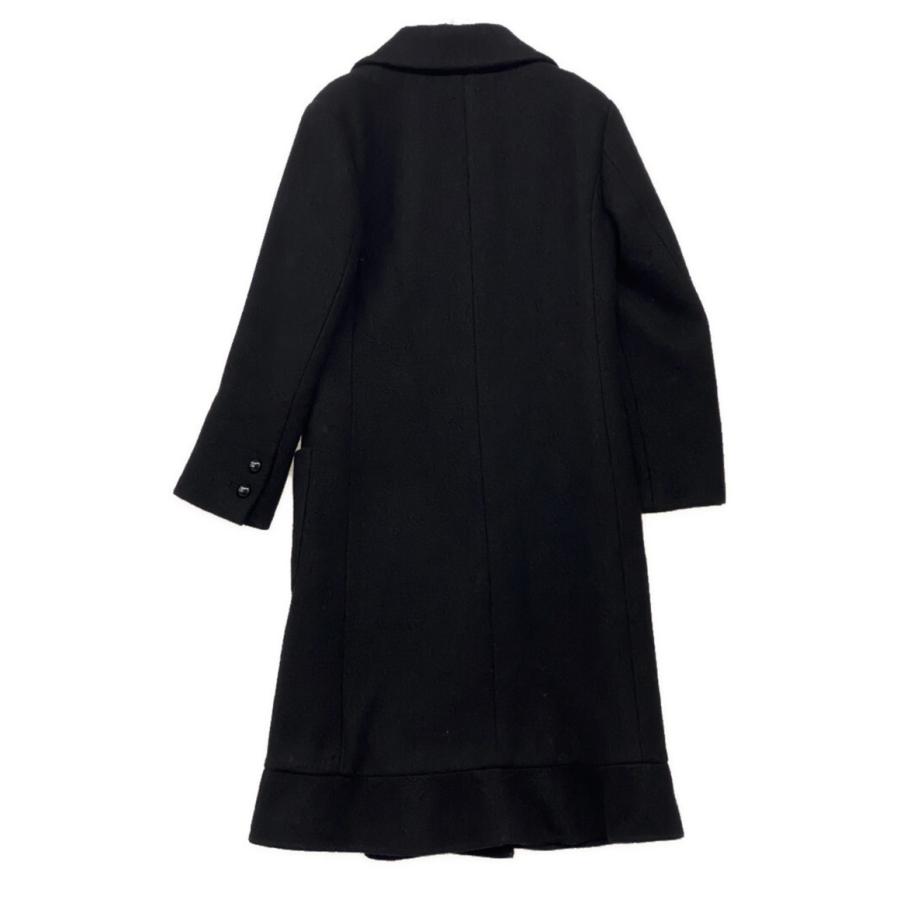 美品 シャネル ロングコート ブラック ココボタン P75846 V67163