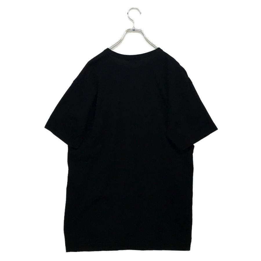 COMME des GARCONS コムデギャルソン 25AW OP-T004-051 Wネーム チェッカード 胸ロゴプリント クルーネック 半袖 Tシャツ カットソー ブラック系 XL【極上美品】【中古】 コムデギャルソン 半袖Tシャツ CDGロゴプリント 24SS OZ-T304 メンズ