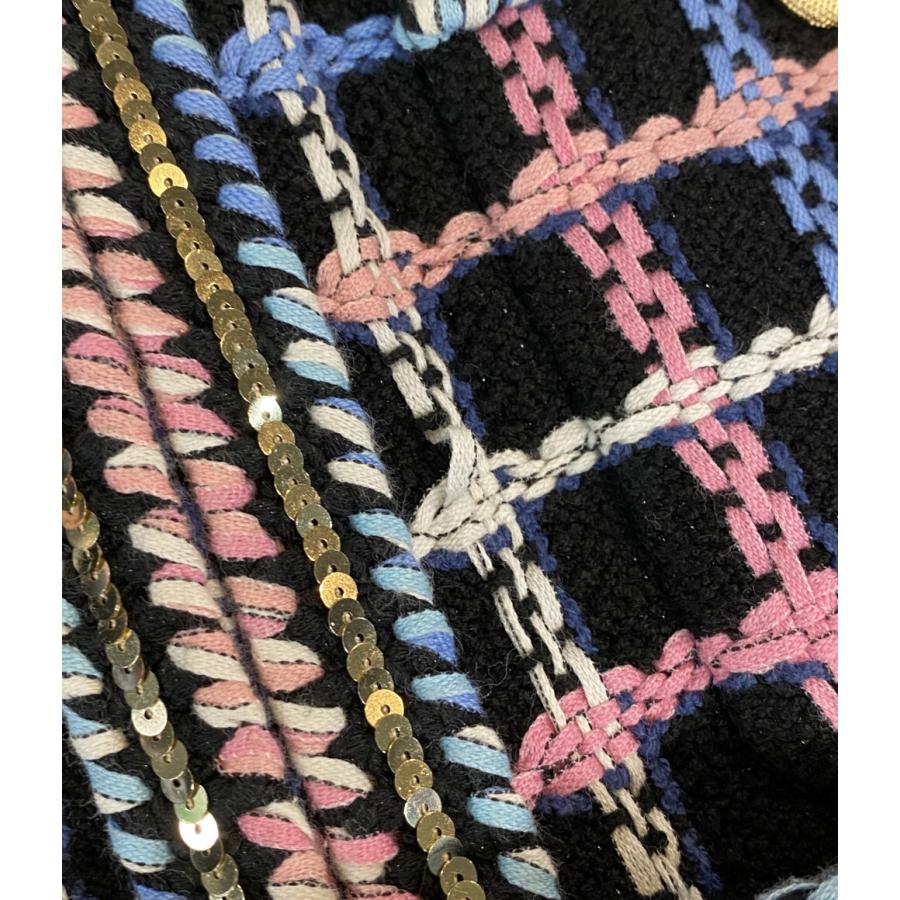 CHANEL（シャネル） ノーカラージャケット スパンコール ツイード