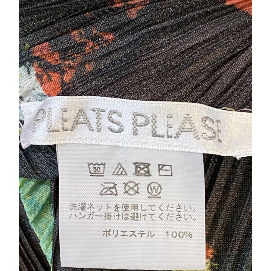 極美品✨PLEATS PLEASE サイズ4 ロングワンピース　マルチカラー 美品 プリーツプリーズ ノースリーブロングワンピース マルチカラー