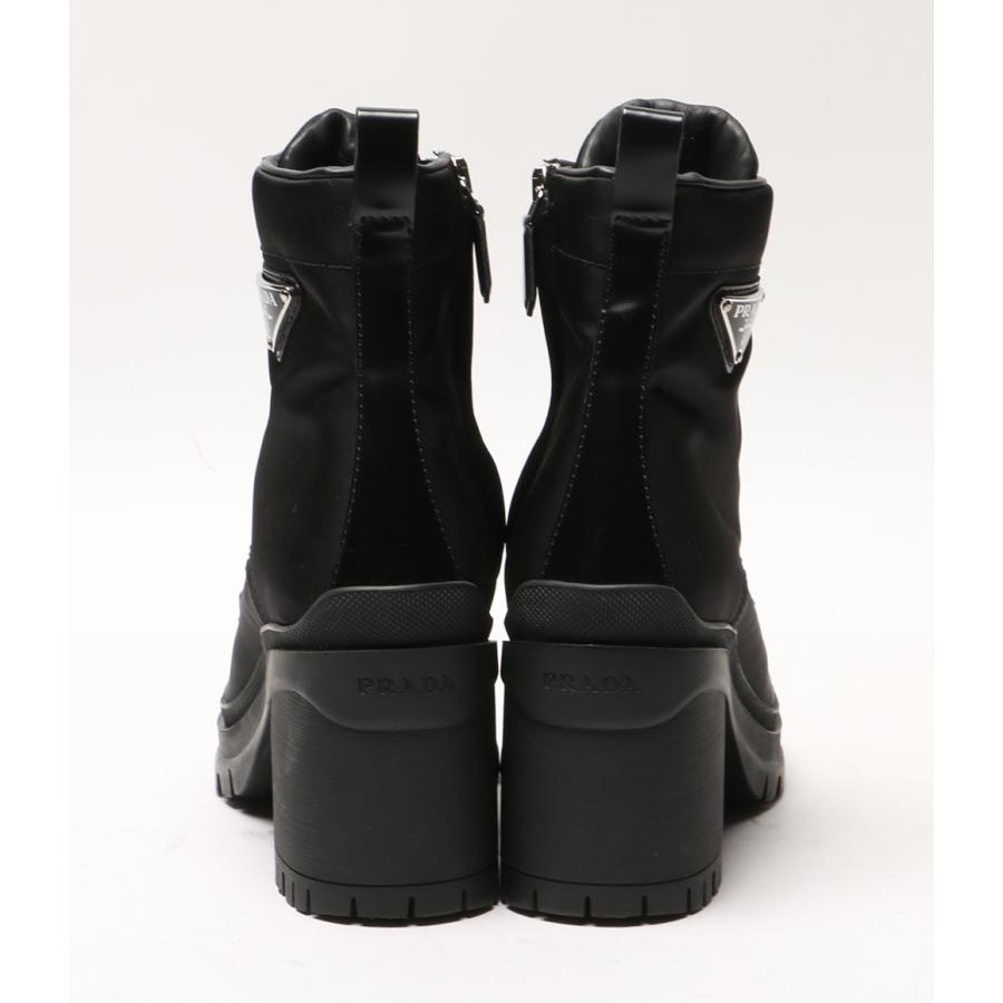 プラダ ブーツ RE NYLON レースアップ厚底ブ-ツ レディース SIZE 36