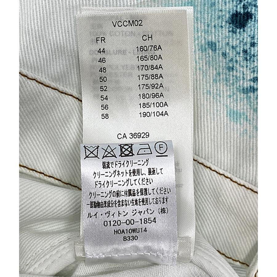 美品 ルイヴィトン 2023ss スプレーデニムジャケット メンズ SIZE 48