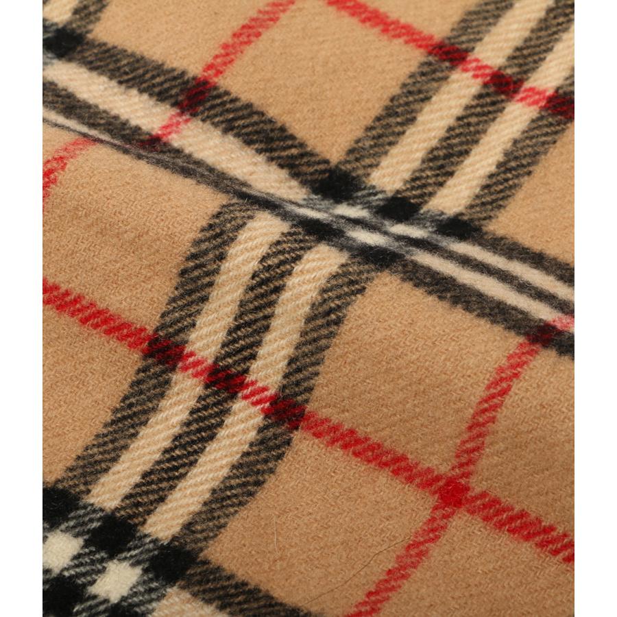 バーバリー マフラー ブラウン チェック レディース BURBERRY 中古