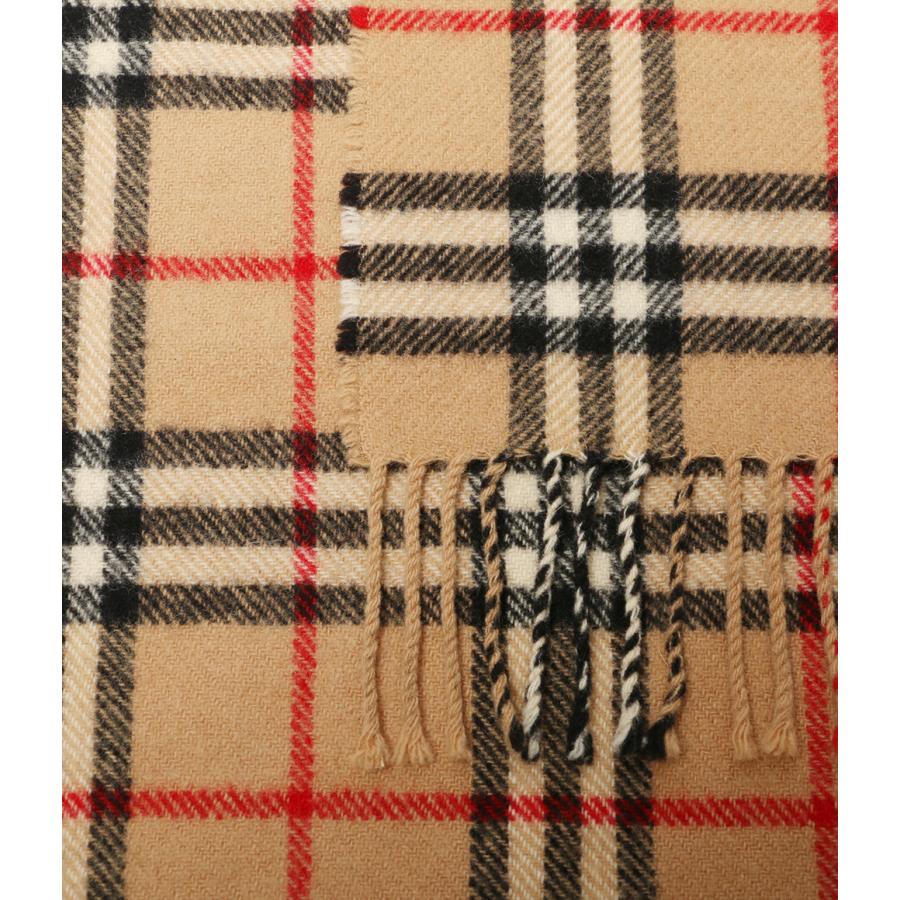 バーバリー マフラー ブラウン チェック レディース BURBERRY 中古