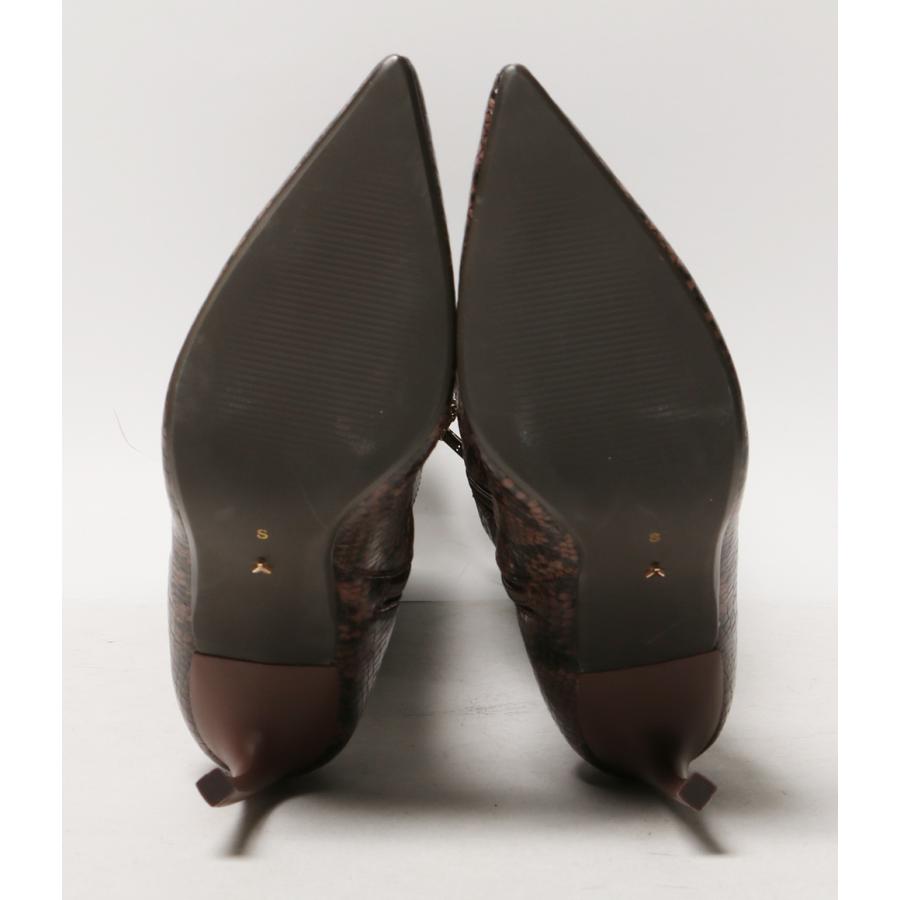 イエロー パイソンロングブーツ レディース SIZE S YELLO 中古