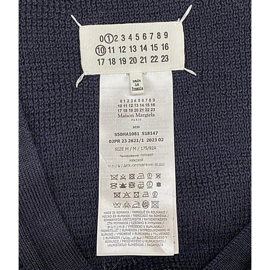 メゾンマルジェラ エルボーパッチニットカーディガン 23AW S50HA1081
