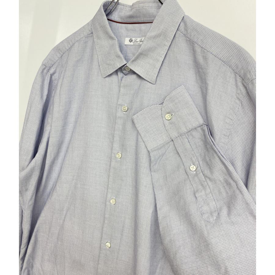 ロロピアーナ 長袖コットンシャツ mab1852 メンズ SIZE XL loro piana