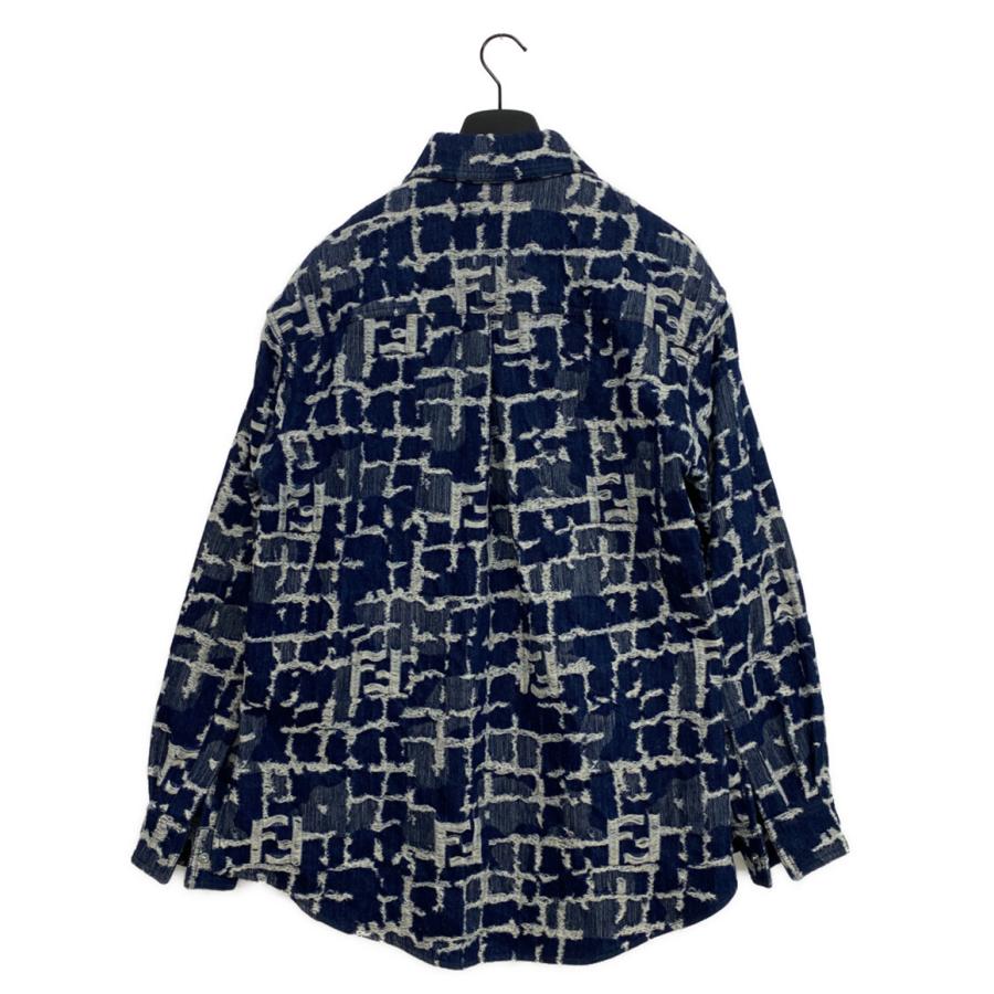 Fendi ロゴパターン レインコート フェンディ コート FF デニム 24AW FW1292 AR9N レディース SIZE