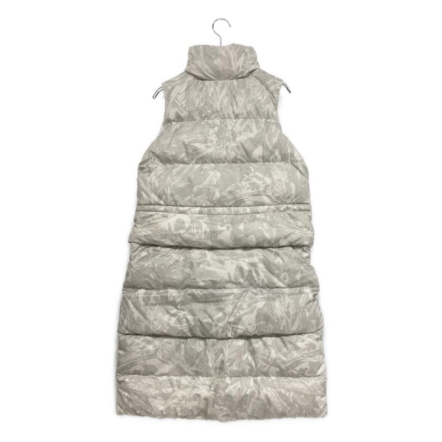 試着のみ　ルルレモン　ダウンベスト　フード　4 ルルレモン ダウンベスト 4WAY 総柄 レディース SIZE 4 Lululemon 中古