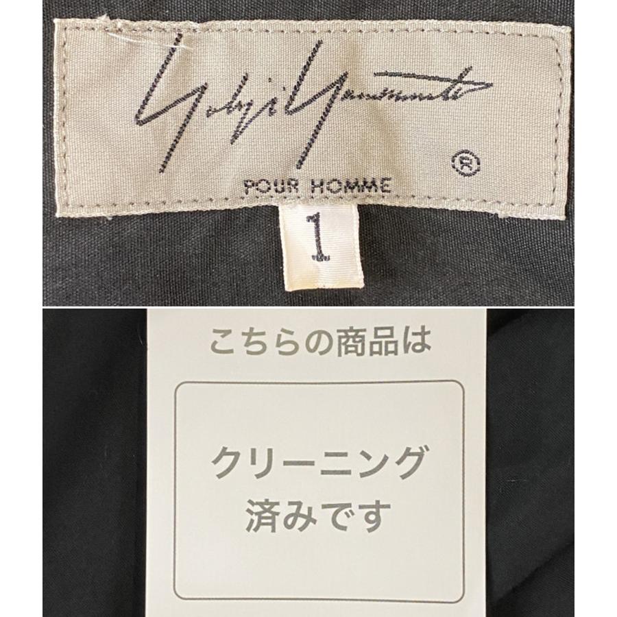 ヨウジヤマモトプールオム 長袖シャツワンピース HN-B04-001