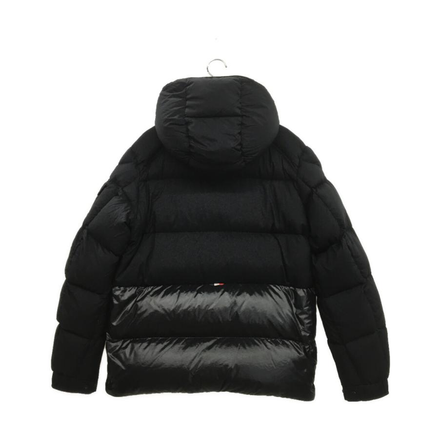 モンクレール ダウンジャケット ブラック フーディ メンズ SIZE 3