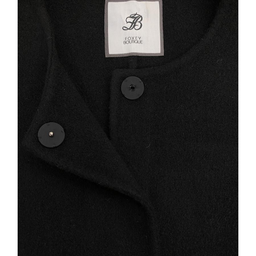 FOXEY BOTIQUE カシミヤショートジャケット 38サイズ フォクシー ジャケット カシミヤ ブラック ショート レディース