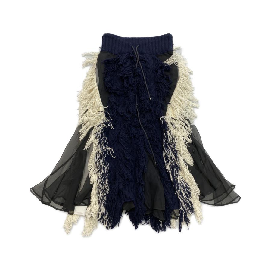 sacai（サカイ） フリンジスカート 17-03521 レディース SIZE 1 sacai