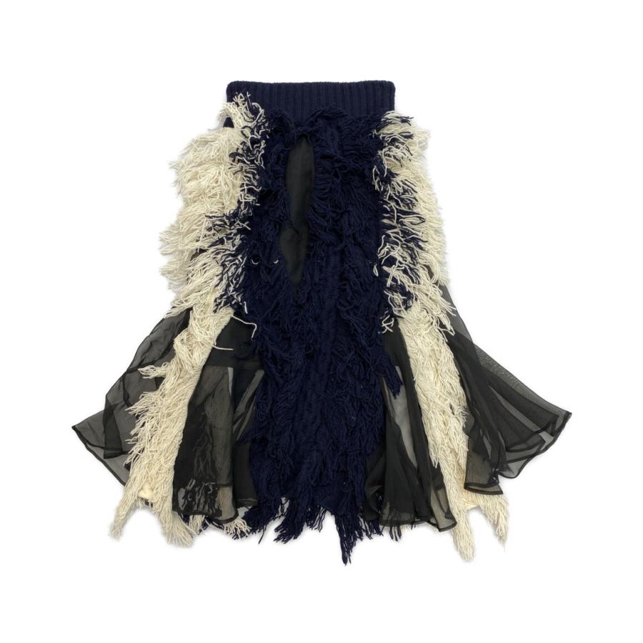 sacai（サカイ） フリンジスカート 17-03521 レディース SIZE 1 sacai