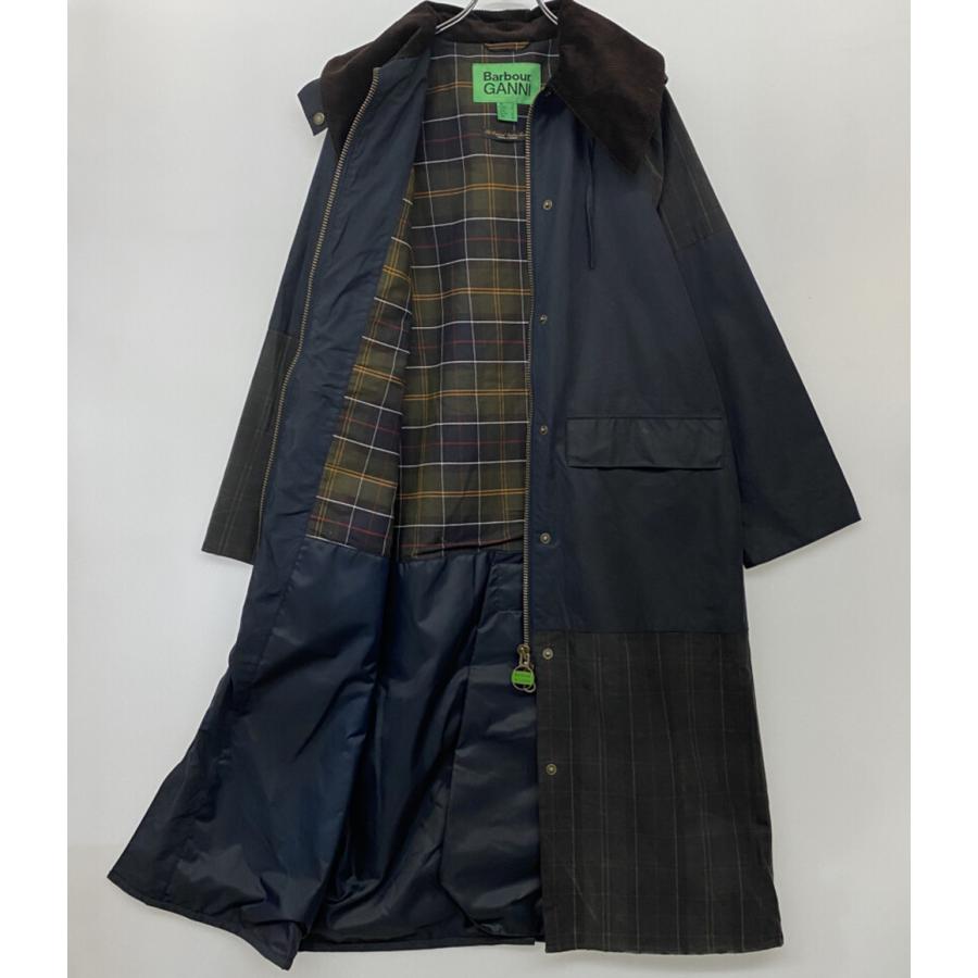 バブアー ガニー ロングコート フーディ レディース SIZE 8 BARBOUR
