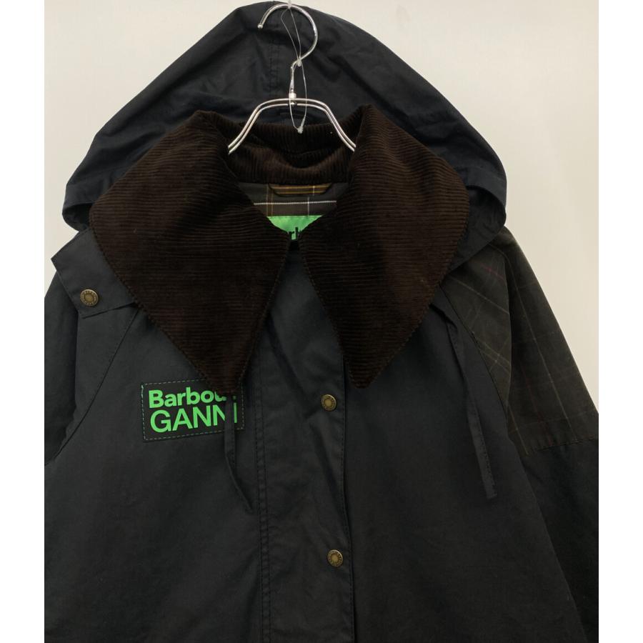 バブアー ガニー ロングコート フーディ レディース SIZE 8 BARBOUR