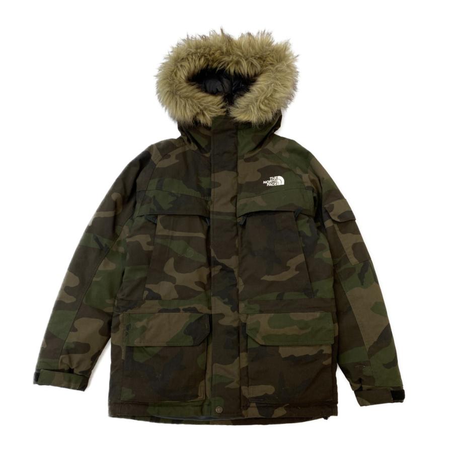 【THE NORTH FACE】カモフラ モッズコート M 【ダウン付き】 ザノースフェイス ダウンジャケット ノベルティマクマードパーカ