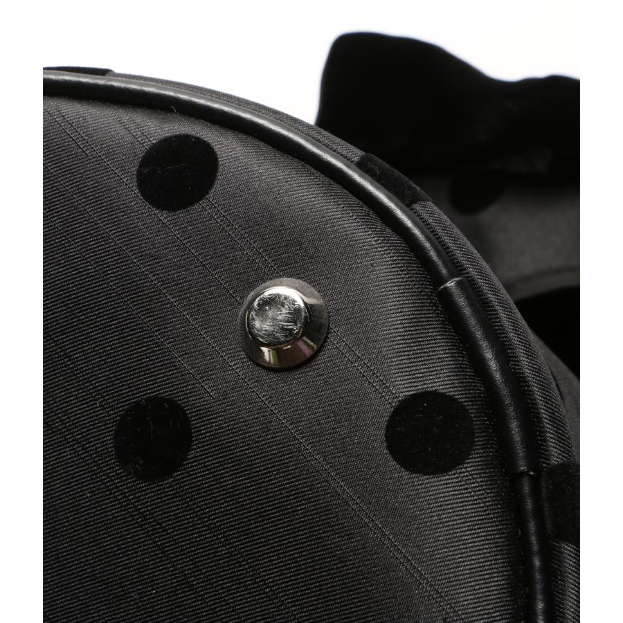 セツコサジテール 2way ハンドバッグ ブラック ドット レディース