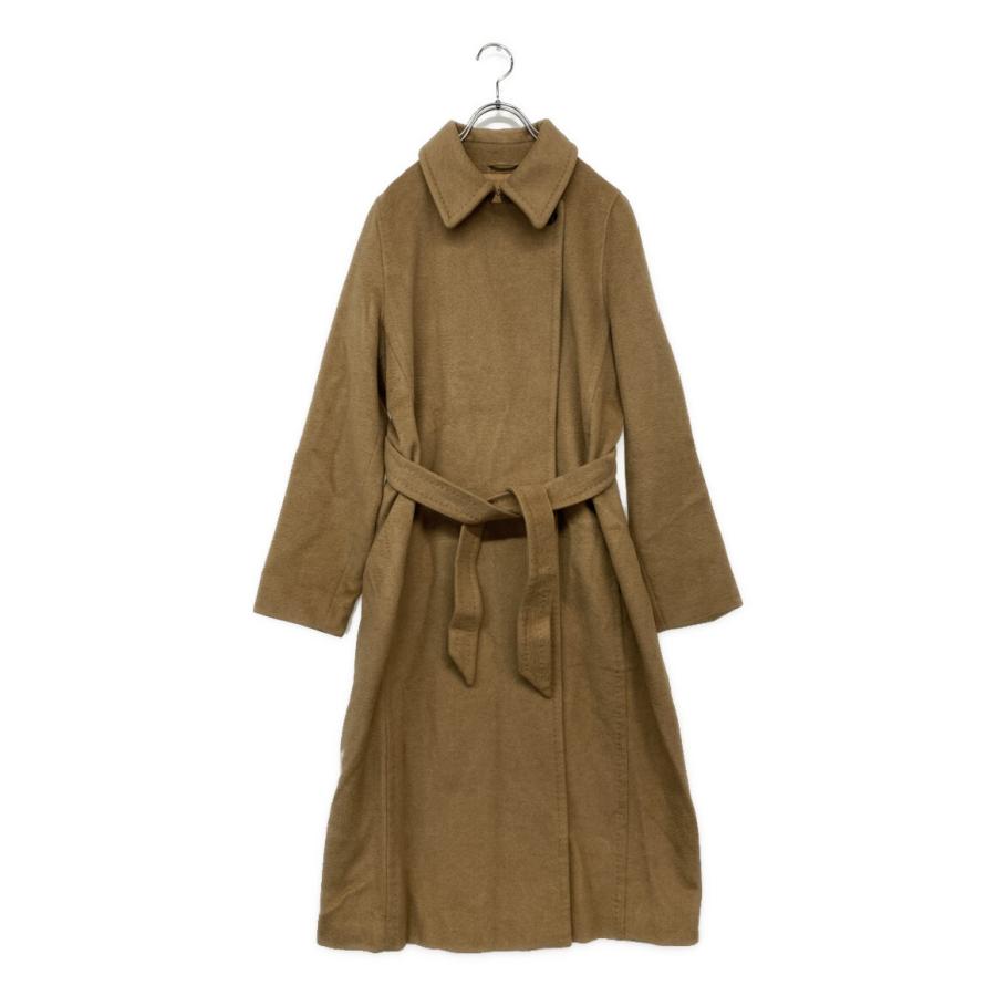極美品✨Max Mara　マニュエラ　ロングコート　キャメル　42　大きいサイズ マックスマーラ コート マニュエラ キャメル100% レディース SIZE 42