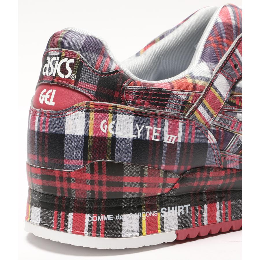 ASICS（アシックス） 美品 コムデギャルソンシャツ スニーカー Gel