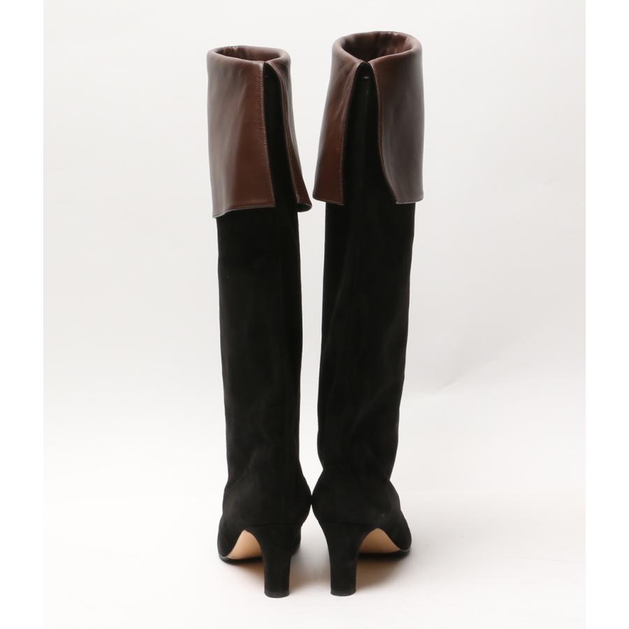 ネブローニ　NEBULONIE　スエードロングブーツ　黒 NEBULONI E（ネブローニ） ブーツ NEBULONI E. / スウェード ロング