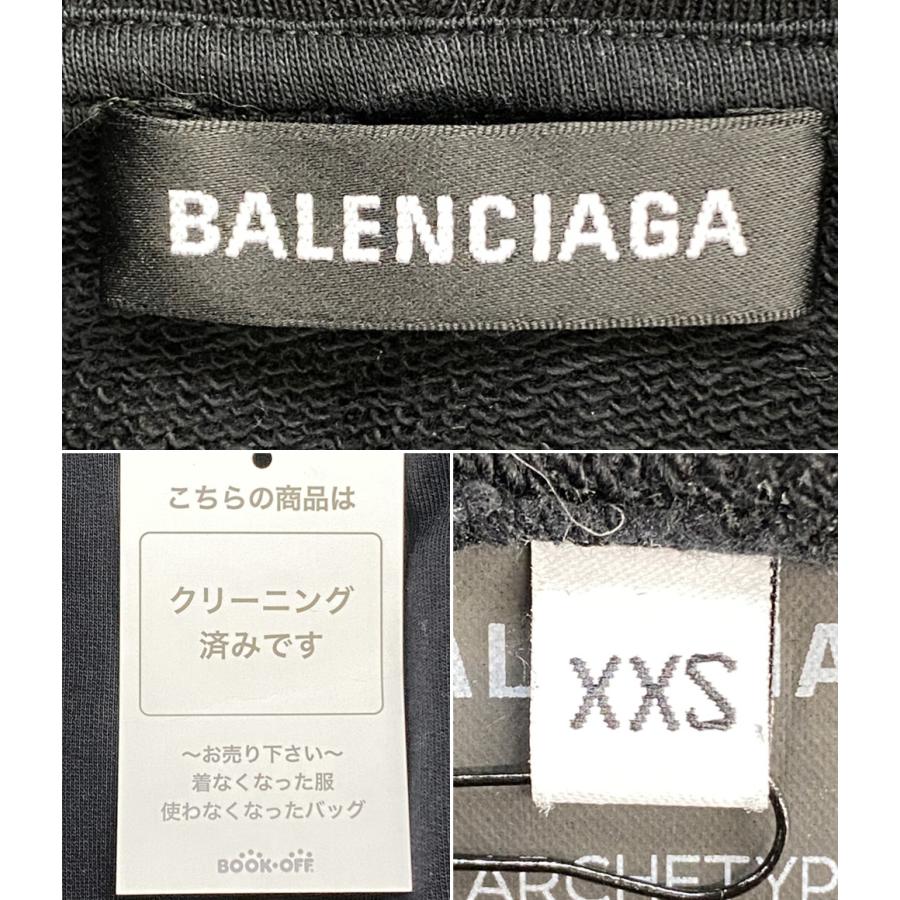 BALENCIAGA（バレンシアガ） ジップアップパーカー ブラック ロゴ 2018