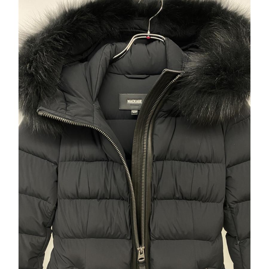 マッカージュ ダウンコート ブラック 11332618-3A レディース SIZE XS