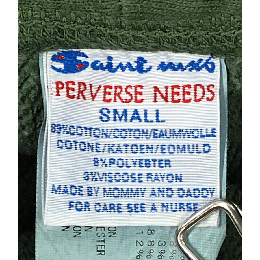 セントマイケル パンツ ロゴ刺繍 ヴィンテージ加工 23AW SM-A23-0000