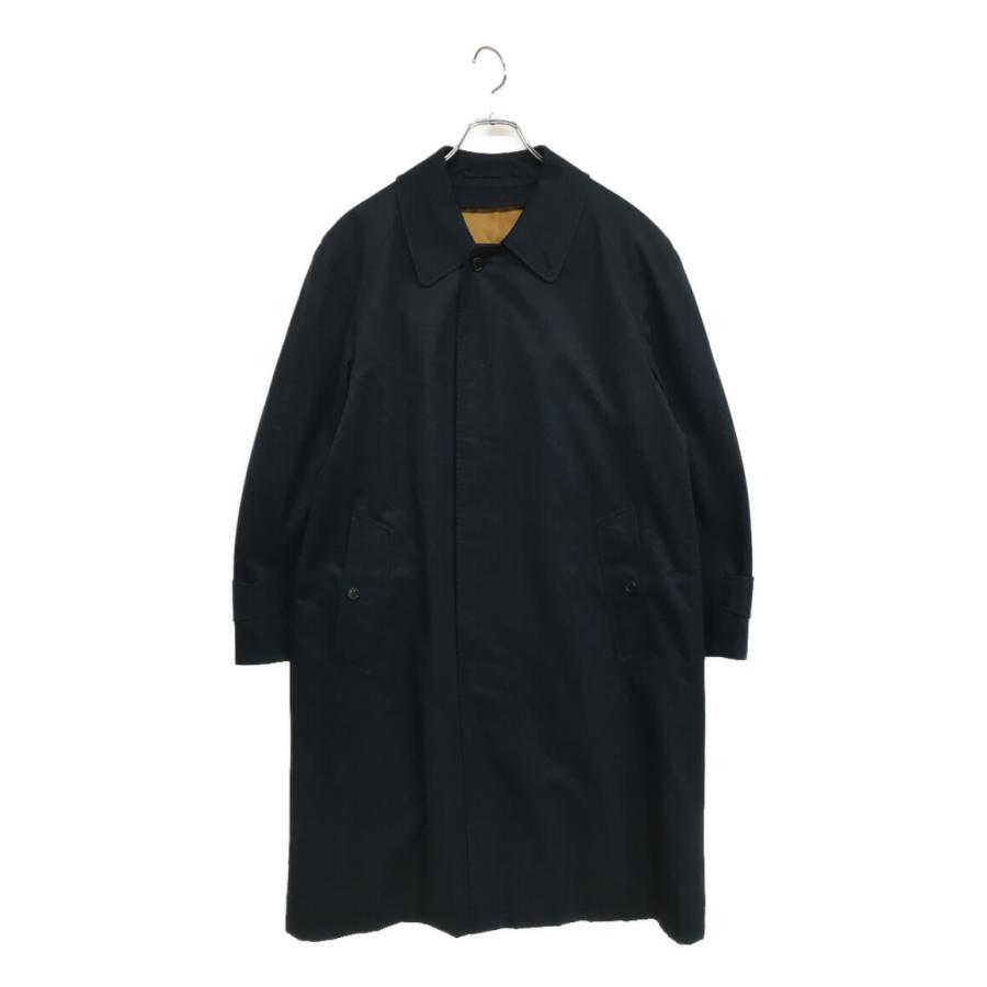 希少 美品 Burberry ステンカラーコート フード　ノバチェック ネイビー BURBERRY ネイビー ステンカラーコート フード付き ノバチェック