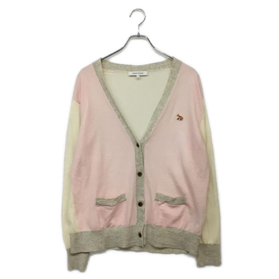 メゾンキツネ カーディガン ニット MW00505KT1036 レディース SIZE L