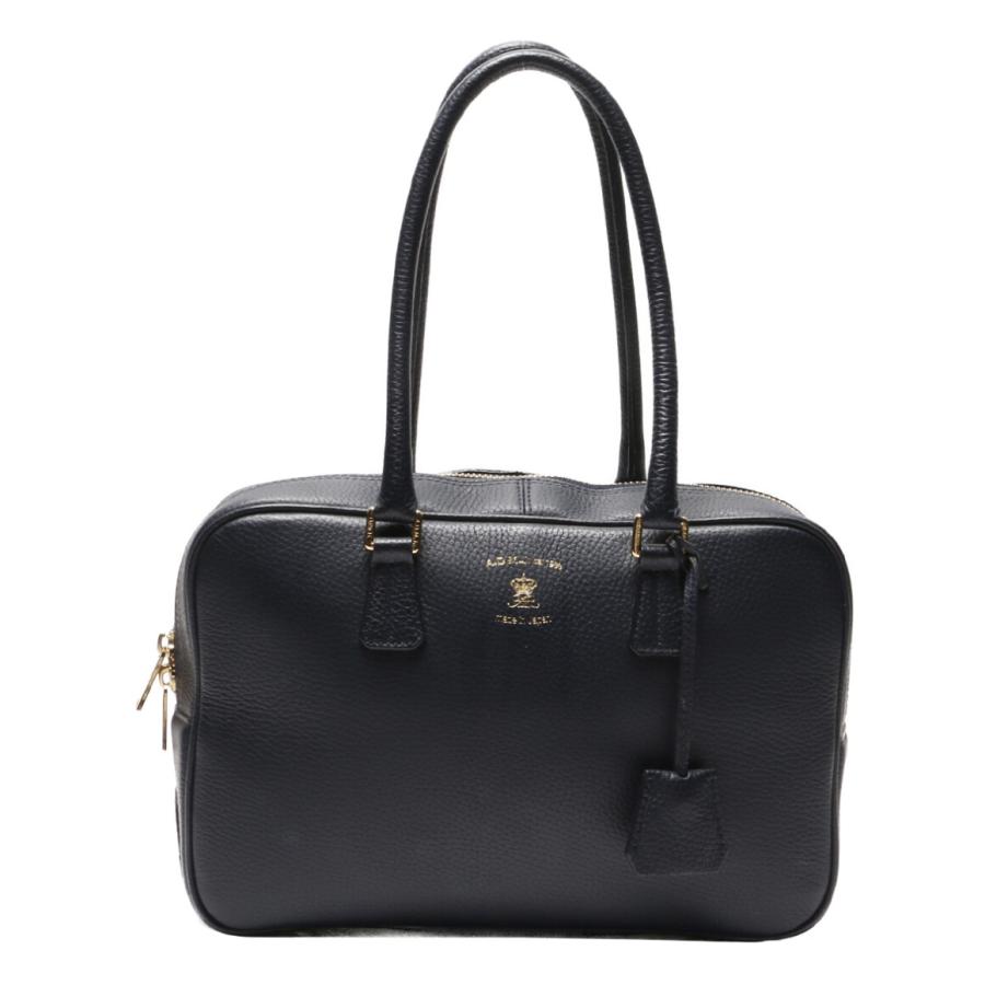 エーディーエムジェイ ボストンバッグ ミニボストン ネイビー