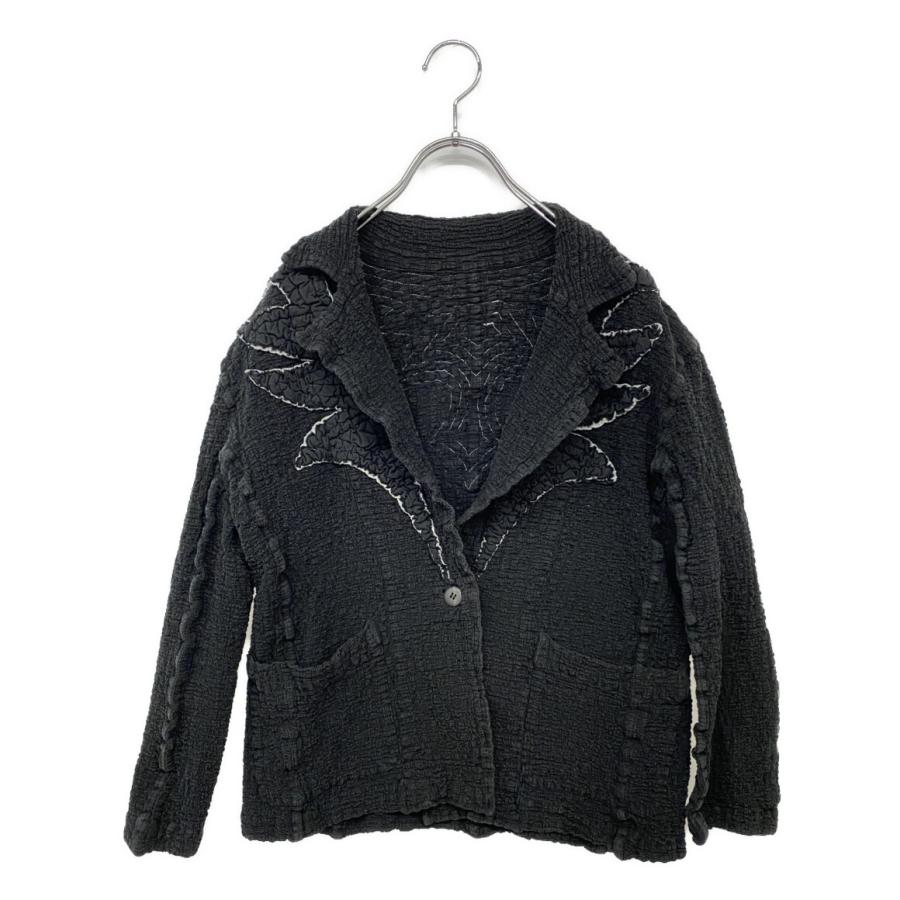 ミー イッセイミヤケ カリフラワージャケット ブラック MI54FD511