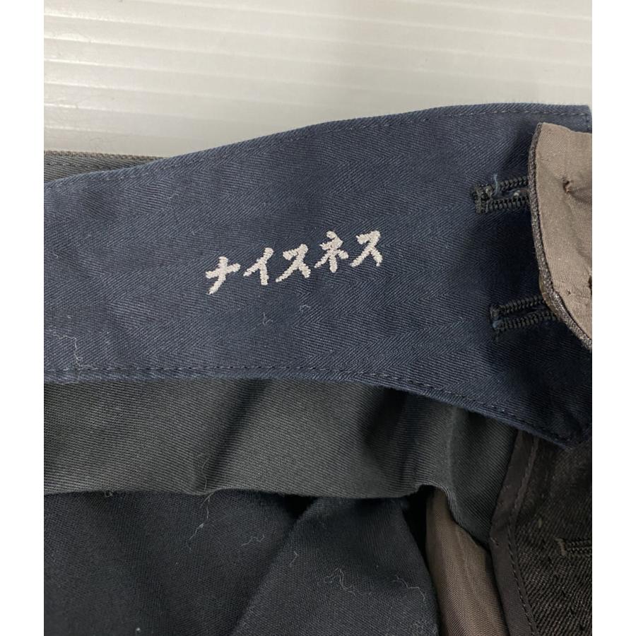 美品 ナイスネス クラシックフレアスラックスパンツ 22AW メンズ SIZE
