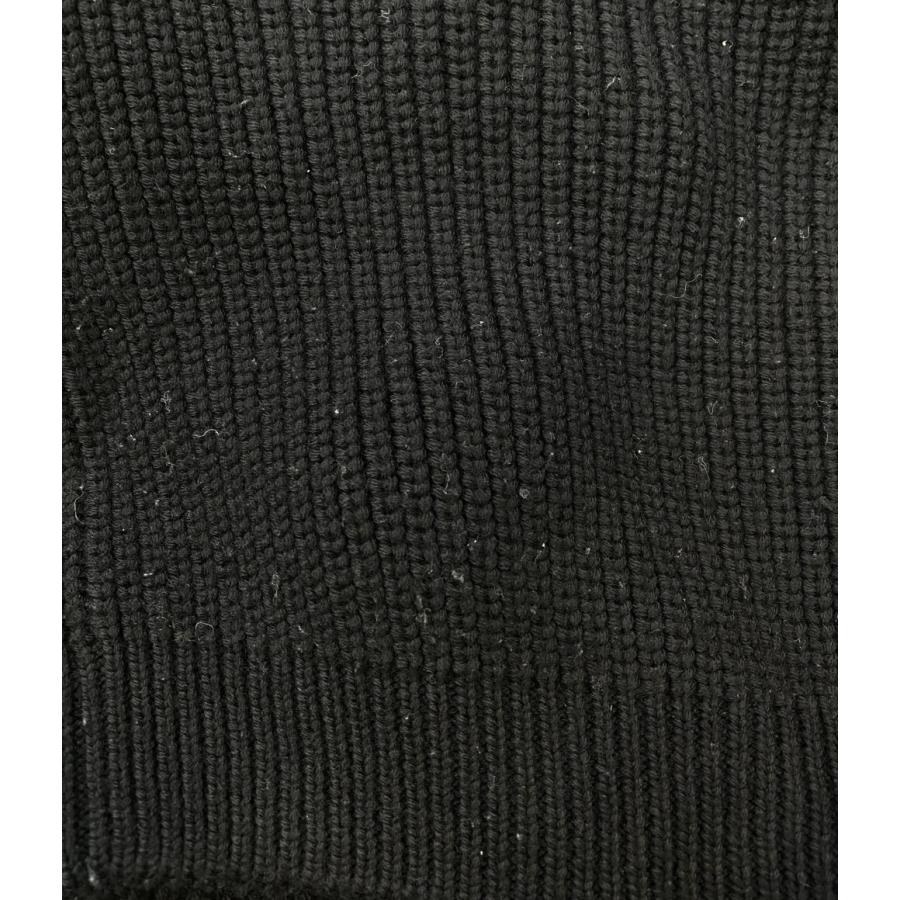 【美品】BATONER バトナー クルーネックニット ブラック サイズ3 バトナー クルーネックニット ブラック メンズ SIZE 3 BATONER 中古