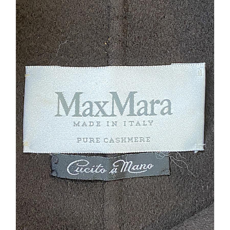 【マックスマーラ】カシミヤ混ウール ベルテッド ハーフコート ウールコート マックスマーラ ベルテッドハーフコート カシミヤ100 73136 レディース
