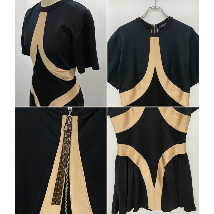 ルイヴィトン フラワーカーブドレス シルク RW212W UOL FLDR32