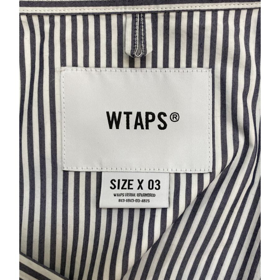 美品 ダブルタップス 長袖シャツ ストライプ メンズ SIZE 03 WTAPS