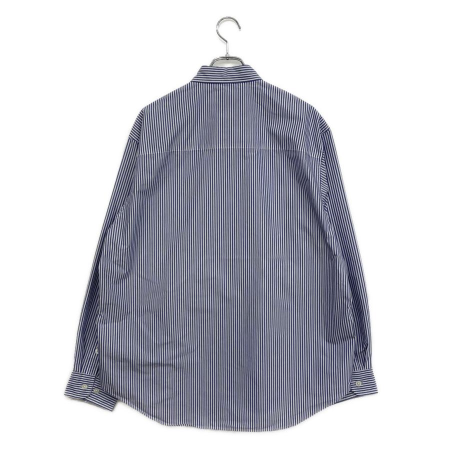 け*い様 wtaps ボタンダウン ストライプ 長袖シャツ　03 ダブルタップス 長袖シャツ ストライプ ブルー 231GWDT-SHM03 メンズ