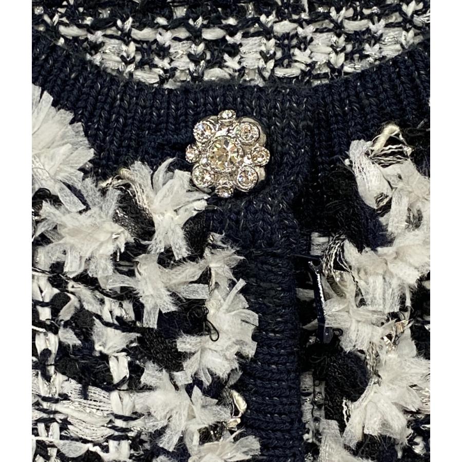 ルネ カーディガン ツイード ラメ レディース SIZE 38 Rene 中古