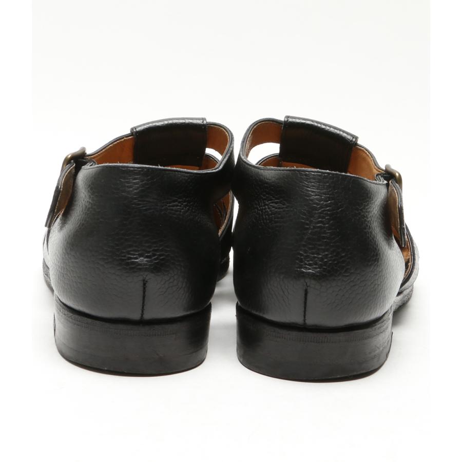 フラテッリジャコメッティ グルカサンダル ブラック メンズ SIZE 43 F