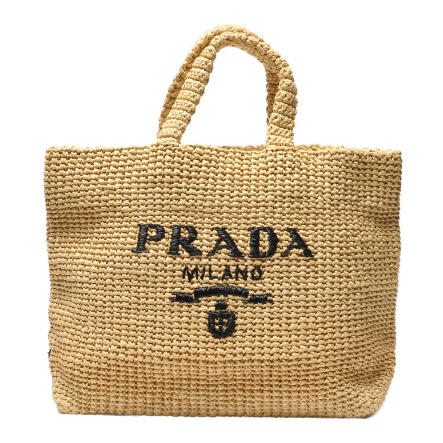 PRADA（プラダ） トートバッグ 1BG392 ラフィア レディース 中古