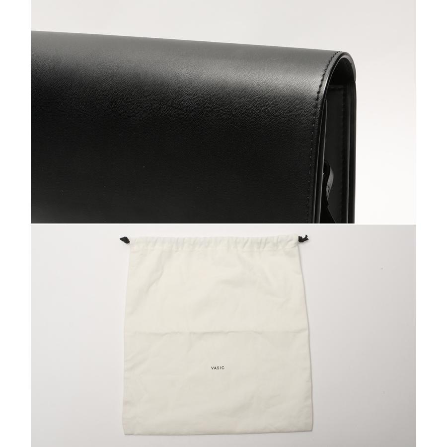 ヴァジック ショルダーバッグ CITY レザー ブラック レディース VASIC