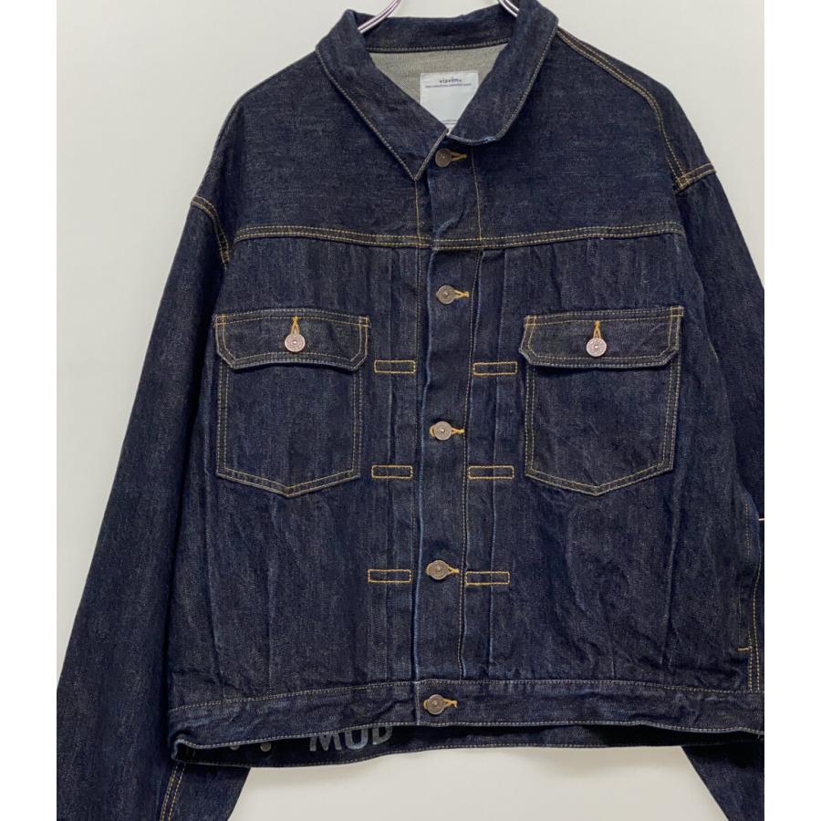 ビズビム デニムジャケット SS 101X JKT RAW MUD OD メンズ SIZE 4