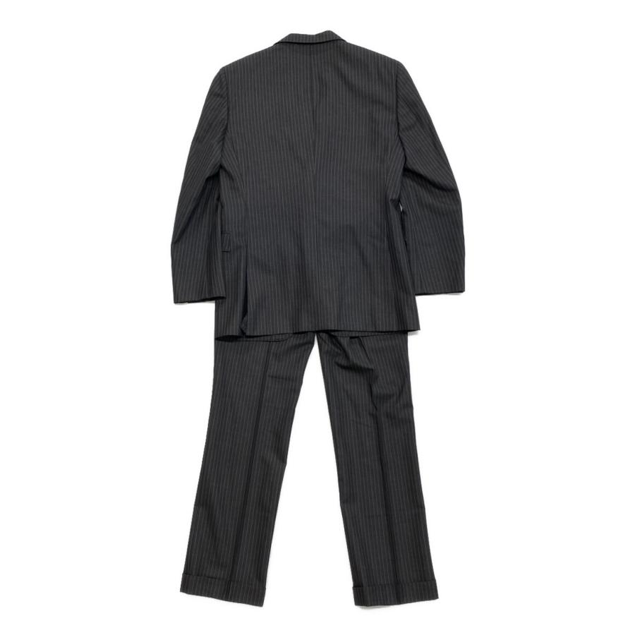 バーバリー　ブラックレーベル　セットアップ　黒　ストライプ　38L BURBERRY BLACK LABEL（バーバリーブラックレーベル） ウールスーツ